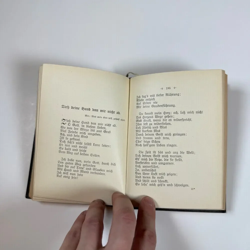 Psalter and Harp by C J P Spitta Antique Book Ger Lng